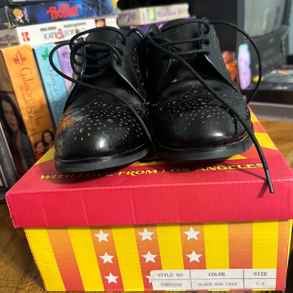 Jeffrey Campbell Townsend Twee Leather Oxfords 7.5 - Picture 8 of 8